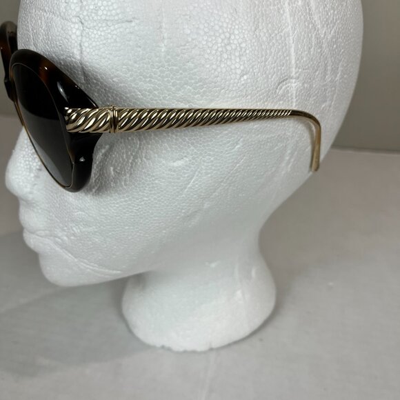 Women\'s David Yurman Titanium Gold Sunglasses,prescription lenses main image 6